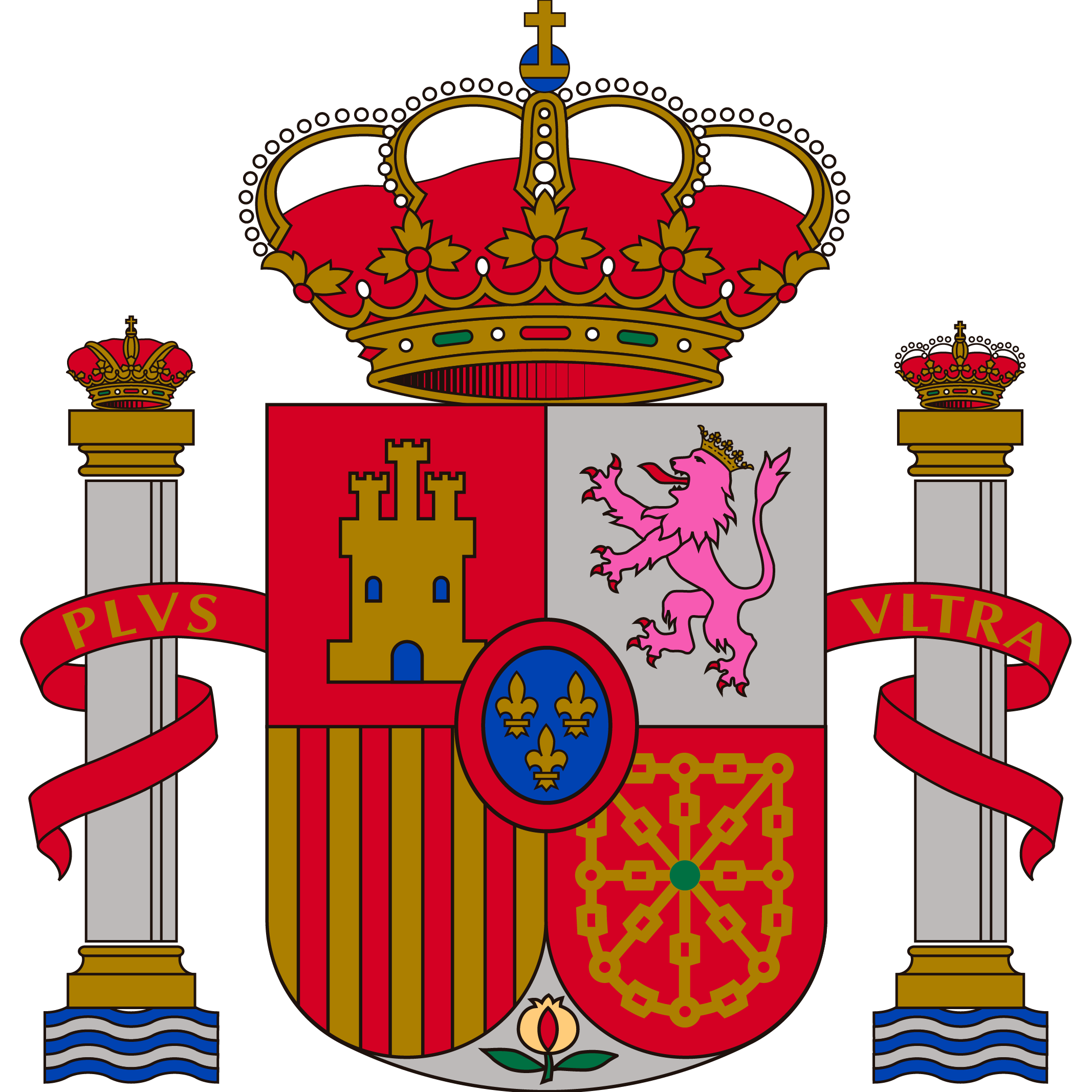 Escudo el país de españa, consulado honorario San Luis Potosí